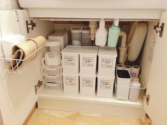 一直被忽視的水槽柜,竟可以收納這么多物品 一直被忽視的水槽柜,竟可以收納這么多物品