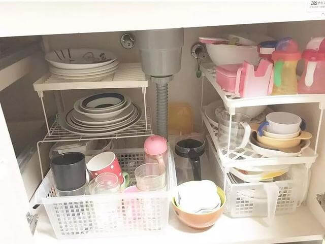 一直被忽視的水槽柜,竟可以收納這么多物品 一直被忽視的水槽柜,竟可以收納這么多物品