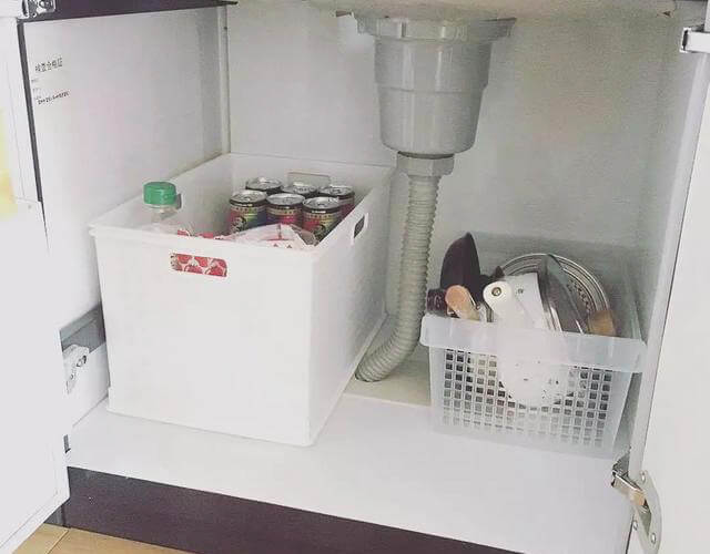 一直被忽視的水槽柜,竟可以收納這么多物品 一直被忽視的水槽柜,竟可以收納這么多物品