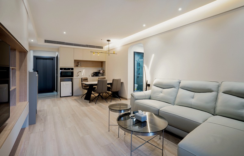 北歐風格裝修設計，減少墻體存在，讓家更寬敞！