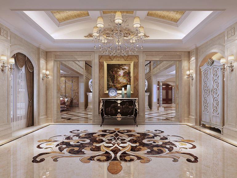 別墅玄關設計,大氣磅礴! 別墅玄關設計,大氣磅礴!