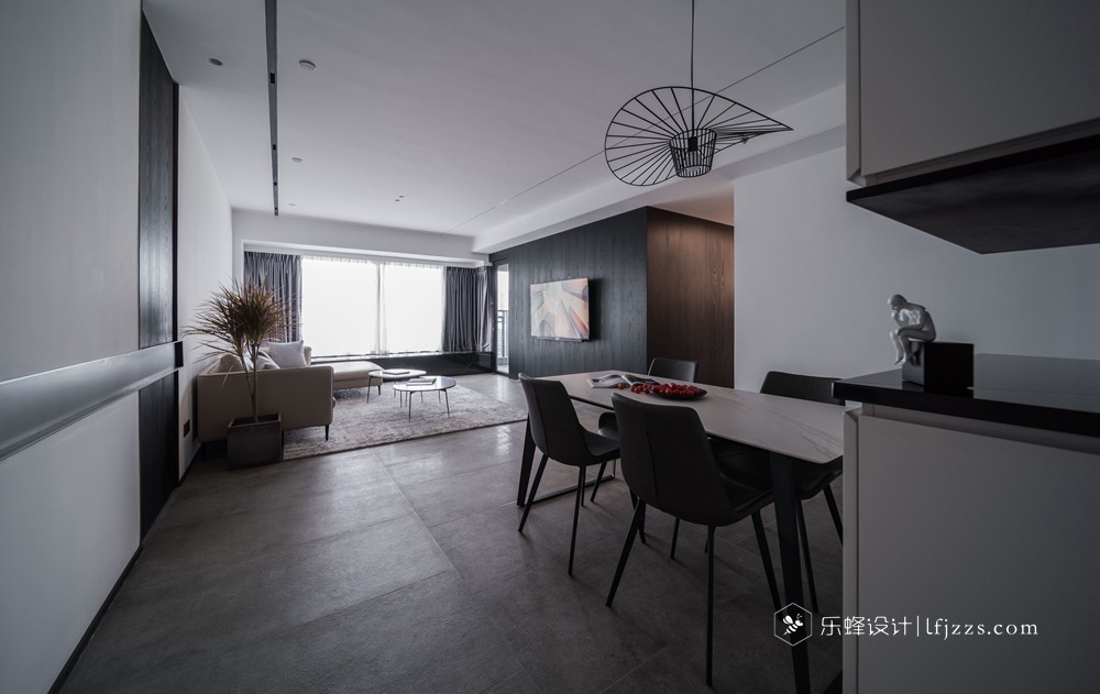 香山美墅125平黑白灰極簡風實景圖！