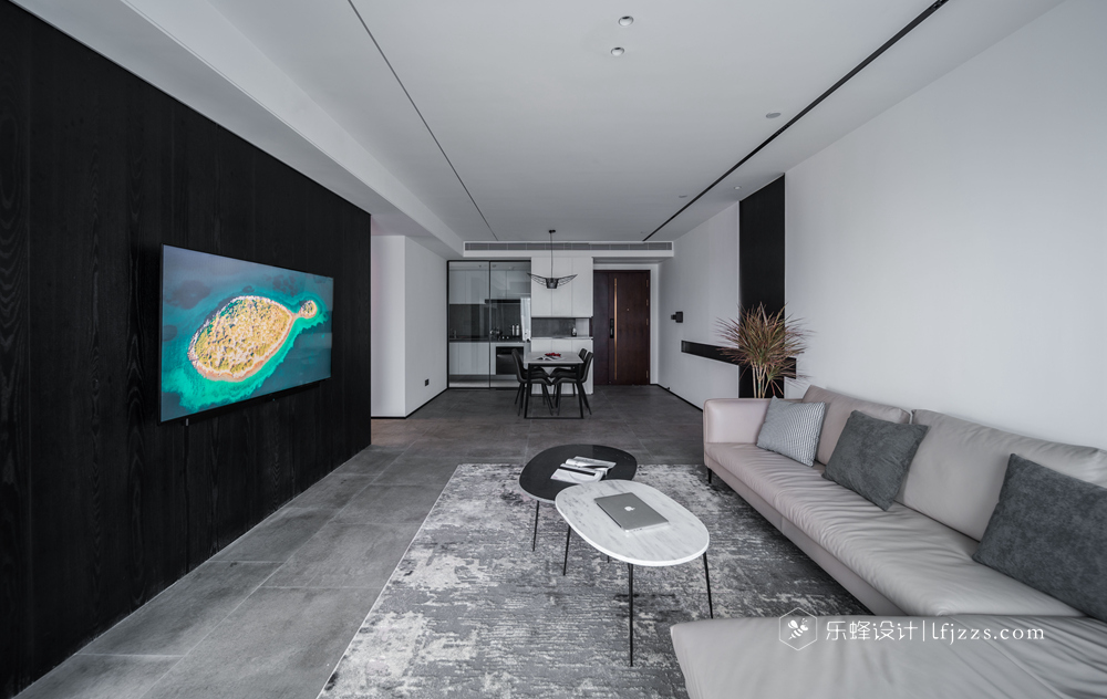 香山美墅125平黑白灰極簡風實景圖！