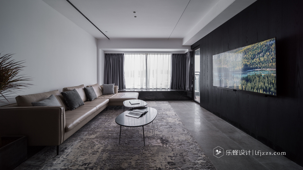 香山美墅125平黑白灰極簡風實景圖！