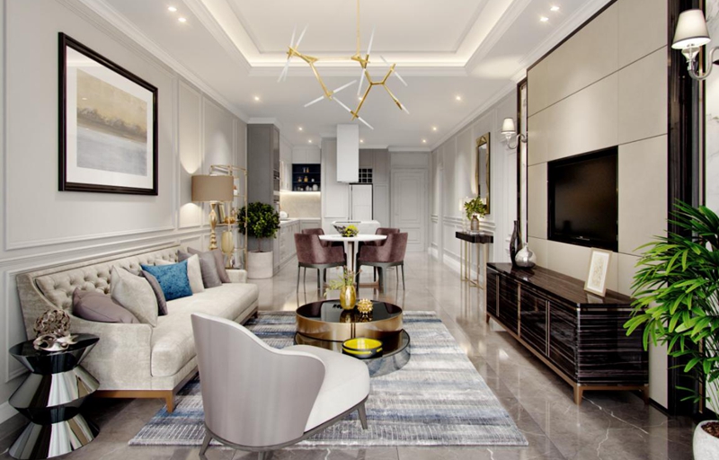 瀾灣花園簡(jiǎn)歐風(fēng)格，呈現(xiàn)出摩登美學(xué)