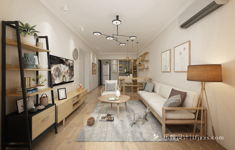 日式風格71平米小戶型，另有乾坤