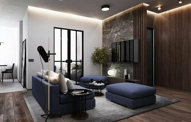 領(lǐng)翔華府75平輕奢，奢華與簡(jiǎn)約之美