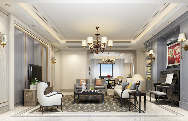 御湖峰184平歐式風格裝修