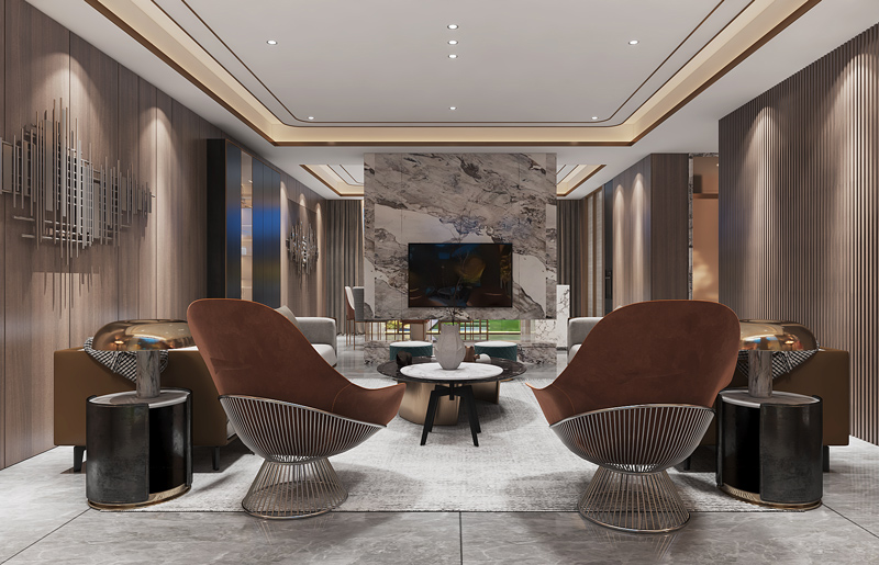 金眾云山棲 672㎡輕奢風格裝修