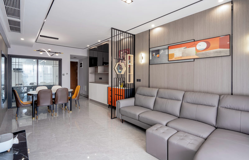 桑泰龍樾 103㎡ 現代輕奢風格裝修