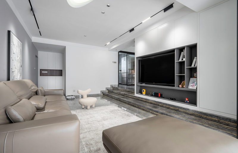 廣嶺家園85平簡約意式風格裝修