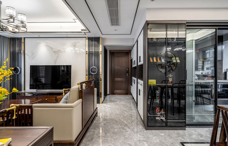 光明·正大城110㎡中式風格，靜臥觀影的閑適