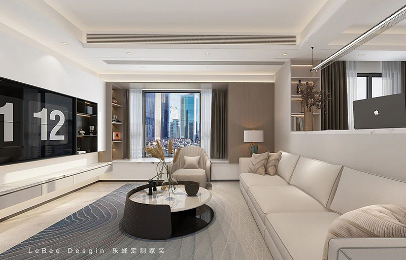 西岸觀邸160㎡現(xiàn)代簡(jiǎn)約風(fēng)