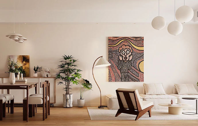 京基水貝廣場83平中古風