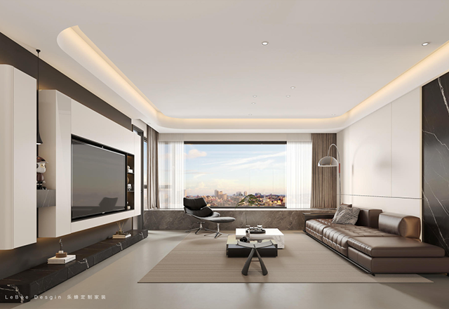 深圳. 香山美墅 | 150㎡意式輕奢，深色系裝出200㎡既視感！意式風，閉眼抄！