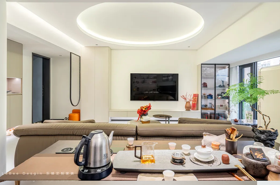 深圳. 中海大山地| 115㎡現代奶油安全下車，誰懂這一刻的含金量啊….